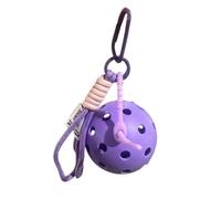 DOUDINGMAO Porte-clés multifonctionnel en forme de boule de pickleball ornement ornement sac à dos clip porte-clés en forme de boule de pickleball pour accessoires de sport porte-clés