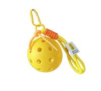 DOUDINGMAO Porte-clés multifonctionnel en forme de boule de pickleball ornement ornement sac à dos clip porte-clés en forme de boule de pickleball pour accessoires de sport porte-clés