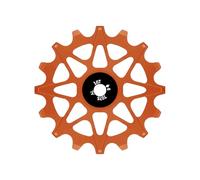 DOUDINGMAO Poulie de dérailleur arrière en alliage d'aluminium positif négatif dentelé pour vélo avec bagues pour changer rapidement les poulies de dérailleur de vélo