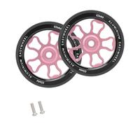 DOUDINGMAO Roue légère en alliage d'aluminium avec roulement scellé pour vélo pliable avec surfaces en caoutchouc antidérapant