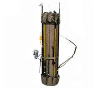 DOUDINGMAO Sac de rangement pour canne à pêche grande capacité avec poches en tissu Oxford, K, as the pic show