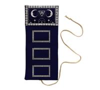 DOUDINGMAO Sac de rangement pour cartes sur le thème mystique - Durable - Tissu en polylin coloré - Résistant à l'eau - Pliable - Pour organiseurs d'outils spirituels de divination