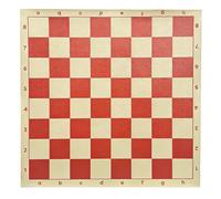 DOUDINGMAO Tapis d'échecs de tournoi de poids enroulable en polyuréthane - Plateau de jeu portable et souple - Échiquier - Cadeau - En polyuréthane - Format de poche