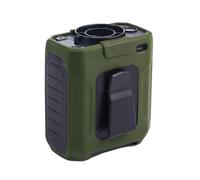 DOUDINGMAO Ventilateur portable à clip de taille - Flux d'air puissant - Rechargeable - 5 vitesses - Ventilateur de refroidissement personnel Enduri
