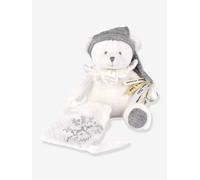 Doudou 25 ans - OURS ARGENT - Pantin attache-sucette argent TU