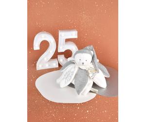 Doudou 25 ans - OURS ARGENT - Pantin attache-sucette argent TU