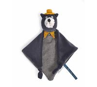 Doudou à broder chat gris Alphonse Les Moustaches Moulin Roty