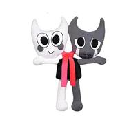 Doudou à peluche, accessoire Officiel de Dandy's World, personnage à deux têtes, 28 cm