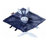 Nattou Doudou Plat Âne Alex, 27 x 27 cm, Alex et Bibou, Bleu