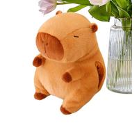 Doudou Animal Chauffant Réconfortant | Oreiller Confortable Forme Capybara,Chauffe-Mains en Peluche Doudou,pour Famille Amis Noël Anniversaire Extérieur Camping Voyage Vacances Maison