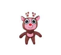 Doudou animal en peluche, accessoire officiel de Dandy's World, wapiti, 25 cm
