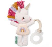Lilliputiens Peluche attache-tétine Lena La Licorne 16 cm – phosphorescente, dès la naissance