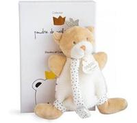 Doudou attache-sucette Doudou et Compagnie Ours petit roi Multicolore G