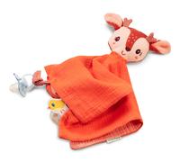 Lilliputiens – Doudou attache-sucette Stella – Éco, coton organique, 32 cm