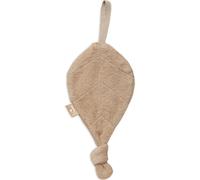 Doudou attache sucette Feuille Biscuit