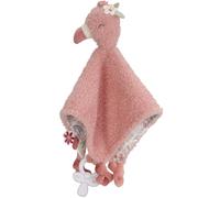 Doudou attache sucette Flamant rose Safari Friends