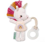 Doudou Attache Sucette Jack Mini Ami De La Nuit Blanc, Rose, Jaune TU