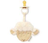 Doudou attache-tétine en gaze de coton Mouton