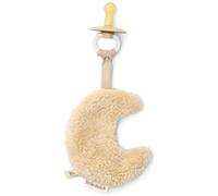 Doudou attache-tétine Lune Pure Soft Beige