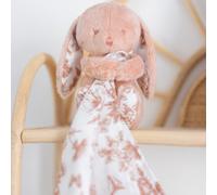Doudou Augustin le lapin rose