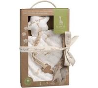 Doudou avec attache-sucette Sophie La Girafe G