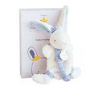 Doudou avec attache tétine - DOUDOU ET COMPAGNIE - Lapin Matelot - Mixte - Multicolore - Blanc