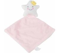Doudou avec Mouchoir Étoile 18cm Rose Rose