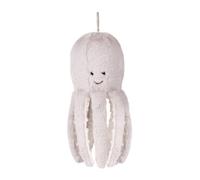 Doudou battements de coeur pieuvre grise