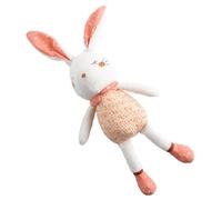 Doudou en velours - esmee blanc/rose xl TU