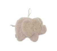 Doudou Bébé Jollein - Éléphant - Elephant Tales - Sand - Peluche & Attache-Sucette - Ultra Doux - Doudou Bébé - Cadeau de Naissance - 19x14 cm