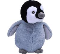 doudou bébé pingouin Ecokins junior 30 cm peluche grise