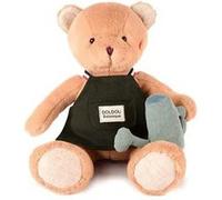 Doudou botanic - Ours jardinier 26CM Beige