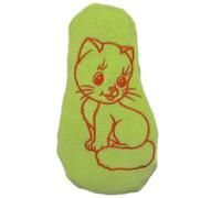 Doudou Bouillotte Chat - Vert
