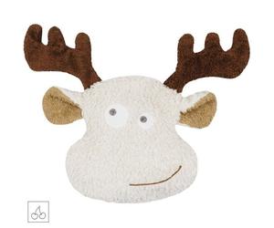 Doudou Bouillotte sèche Noyaux de Cerise Efie Renne Nature 20 cm