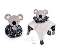 Doudou boule 3 en 1 - Koala noir et blanc Doudou et Compagnie - Paris Blanc G