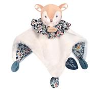 Doudou et Compagnie - Doudou Boule Faon - Peluche 3 en 1 : Doudou, Peluche, Boule d'Eveil - 25 cm - Collection Les Petits Futés - Doux pour Les Câlins - Idée Cadeau Naissance - DC3930