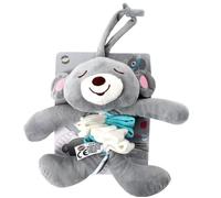 Doudou carillon bébé accordéon Dodonours - DODO D'AMOUR - 25 cm - Gris - Mixte
