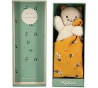Doudou Carre douceur Chat jaune - 18 cm Multicolore G