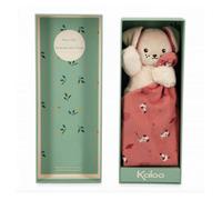 Doudou Carre douceur Chien brique - 18 cm