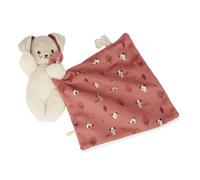 Doudou Carré Douceur Plat Chien Brique Rouge - Kaloo