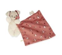 Doudou Carré Douceur Plat Chien Brique Rouge - Kaloo