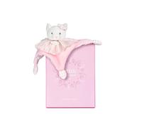 Doudou Chat Plat 20cm - Les Chouchoux