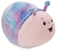 Doudou Chill-NICI Escargot 30x34cm - coloré - Peluche douce, adorable pour câliner et jouer, pour enfants et adultes, une excellente idée cadeau | 61761