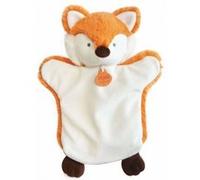 DOUDOU ET COMPAGNIE - Peluche Marionnette Renard - 25 cm - Orange - Collection Marionnette Sauvage - Marionnette À Main Ultra Douce - Idée Cadeau pour Enfant - Garantie Doudou Perdu - DC3616