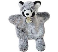 Histoire d'Ours Doudou marionnette Panda roux 25 cm Gris - Cadeau naissance HO3084