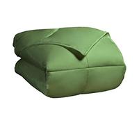 Doudou Classique Toutes Saisons Duvet Alternative supérieure avec Cassettes Boîte Construction, terrasse, Vert, Simple