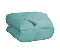Doudou Classique Toutes Saisons Duvet Alternative supérieure avec Cassettes Boîte Construction, Turquoise, King