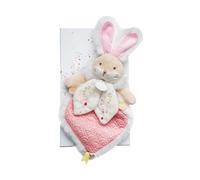 Doudou lapin de sucre rose