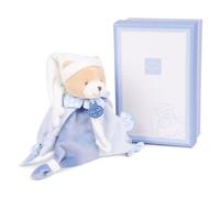 Doudou Coffret cadeau - Jouet avec porte-tétine ourson 17 cm