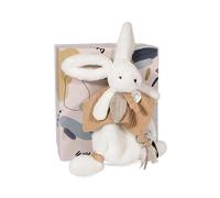 DOUDOU ET COMPAGNIE - Doudou Happy Wild Pompon Naturel 25 cm